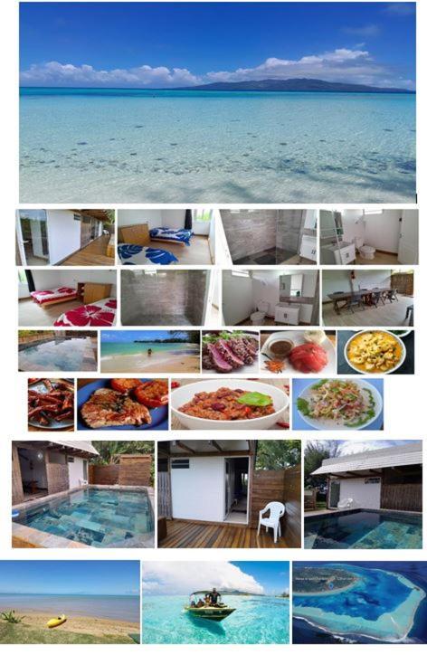 Mara'Ai Le Spot Tubuai Chambre Triple Taahueia Deluxe Sdb Privee Avec Piscine Mataura Exterior photo